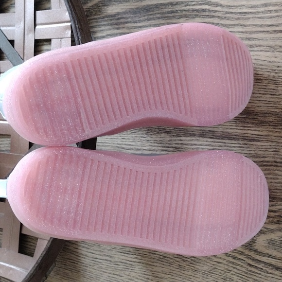 Lands' End Silver and Pink Girls Ankle Boots, Size US 1 M. - Picture 4 of 7